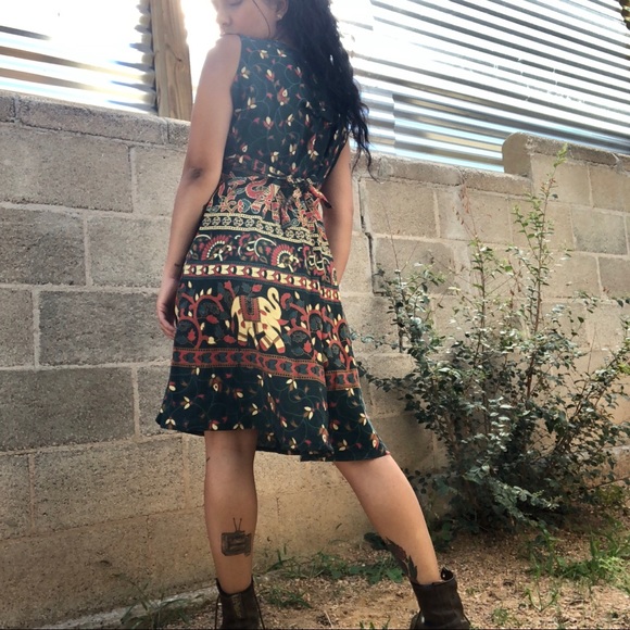 Indian Cotton Dress - Picture 3 of 4